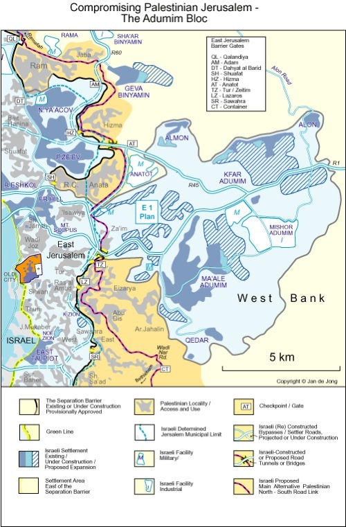  Tmp  Maps Map Data Jerusalem Compromising Palestinian Jerusalem