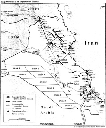 iraq oil map the classic cheney task force