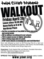 student walkout