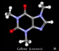  Chemicals Caffeine Images Archive Caffeine 3D Mid