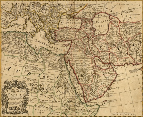 Usa Map 1700